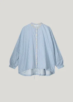 Blouse in a metallic pattern^Summum New