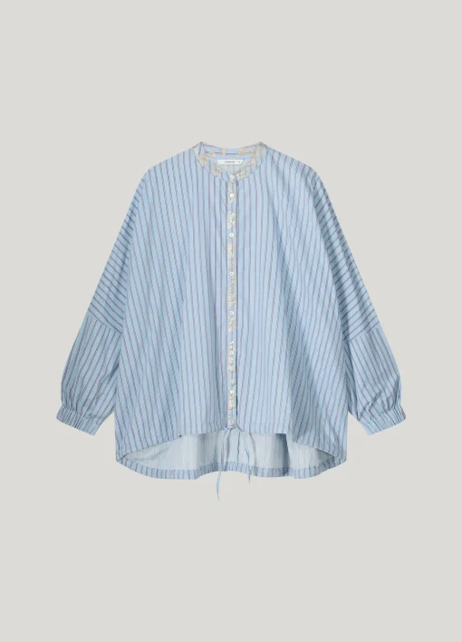 Blouse in a metallic pattern^Summum New