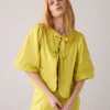 Blouse jacket with bow fastening^Summum New
