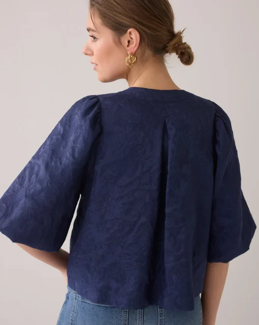 Blouse jacket with bow fastening^Summum Hot