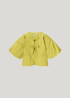 Blouse jacket with bow fastening^Summum New
