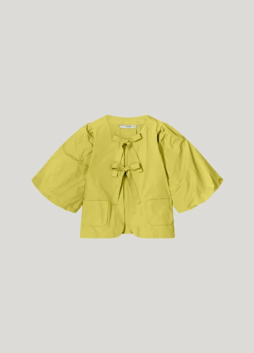 Blouse jacket with bow fastening^Summum New