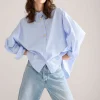 Blouse with fancy buttons^Summum Sale