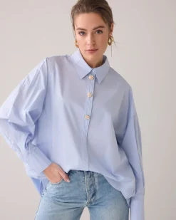 Blouse with fancy buttons^Summum Sale