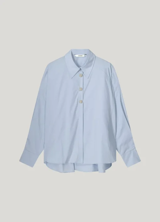 Blouse with fancy buttons^Summum Sale