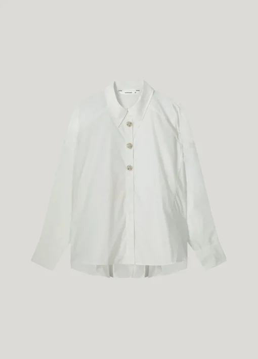 Blouse with fancy buttons^Summum Best