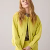 Blousy bomber jacket with flap pockets^Summum Sale