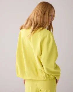 Blousy bomber jacket with flap pockets^Summum Sale