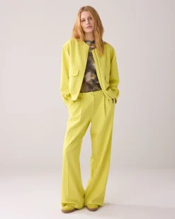 Blousy bomber jacket with flap pockets^Summum Sale