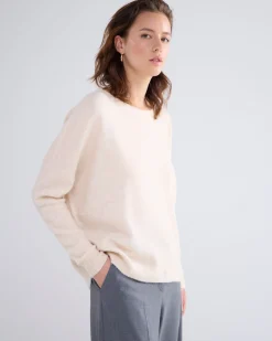 Boat-neck jumper^Summum Hot