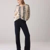 Bohemian top with embroidery^Summum Sale