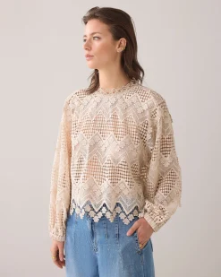 Boxy lace top^Summum Fashion
