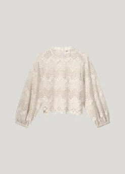 Boxy lace top^Summum Fashion
