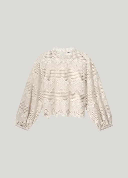 Boxy lace top^Summum Fashion