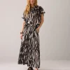 Boxy print blouse^Summum Discount