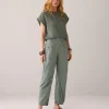 Crispy cocoon-fit trousers^Summum Online