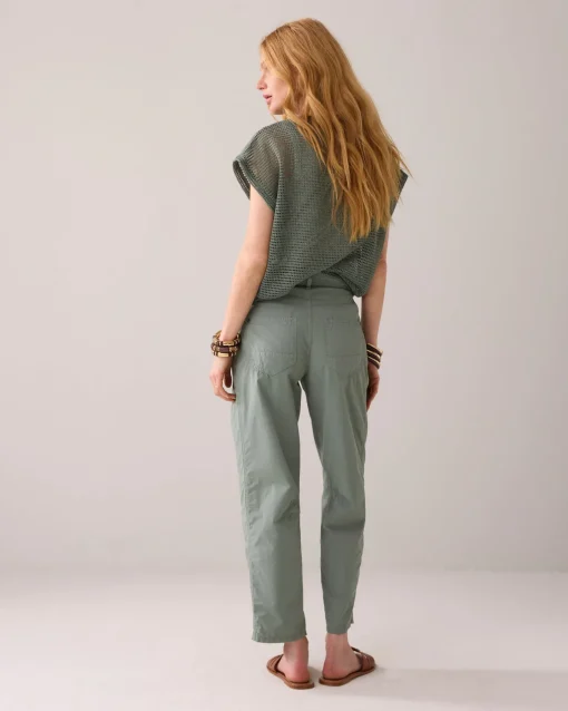Crispy cocoon-fit trousers^Summum Online