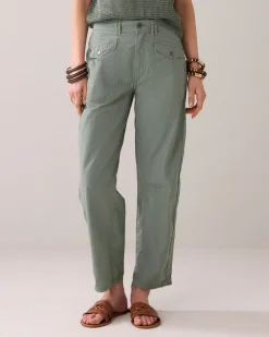 Crispy cocoon-fit trousers^Summum Online