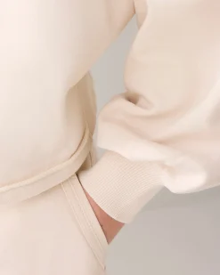 Cropped sweat jacket^Summum Fashion