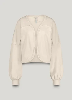 Cropped sweat jacket^Summum Fashion