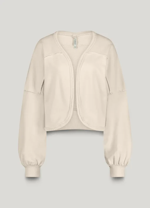 Cropped sweat jacket^Summum Fashion