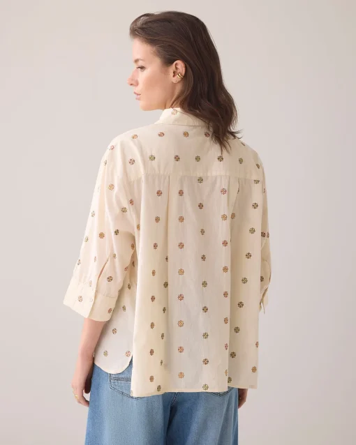 3D blouse with flowers^Summum Discount