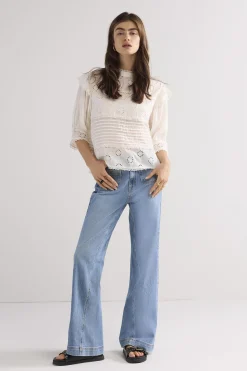 English embroidery top^Summum Clearance