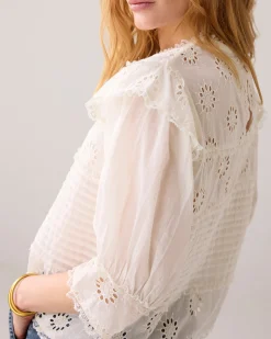 English embroidery top^Summum Clearance