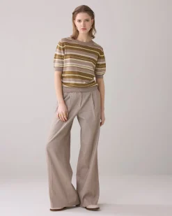Fine-knit jumper with lurex^Summum Fashion