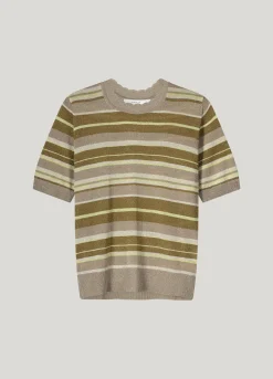 Fine-knit jumper with lurex^Summum Fashion