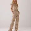 Flared trousers in zigzag jacquard^Summum Online
