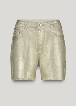 Foil print shorts^Summum New