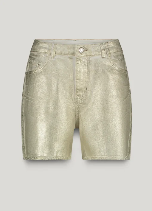 Foil print shorts^Summum New