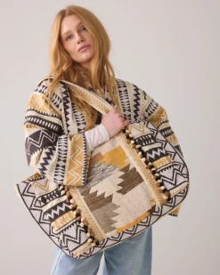 Jacquard tote bag^Summum New