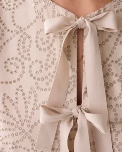 Laser-cut blouse jacket^Summum Fashion