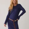 Leather belt with button fastening^Summum Sale