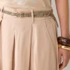 Leather crocodile pattern belt^Summum Discount