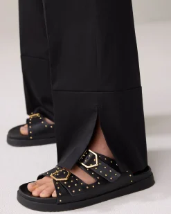 Long trousers with slit^Summum Best