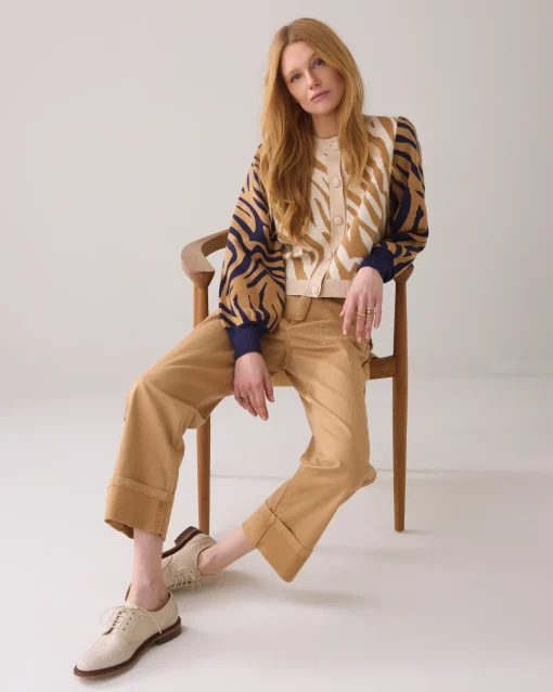 Lurex jacquard cardigan^Summum Online