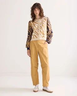 Lurex jacquard cardigan^Summum Online