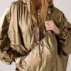 Metallic crossbody bag^Summum Sale