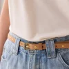 Narrow belt with studs^Summum Fashion