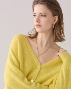 Oversized cardigan in alpaca blend^Summum Sale