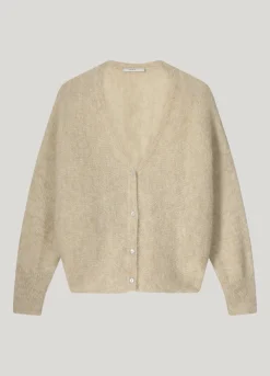 Oversized cardigan in alpaca blend^Summum Online