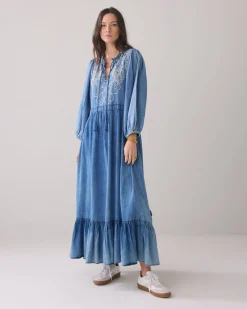 Oversized denim dress^Summum Clearance