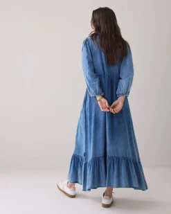 Oversized denim dress^Summum Clearance
