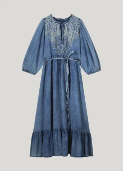 Oversized denim dress^Summum Clearance