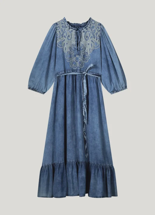 Oversized denim dress^Summum Clearance