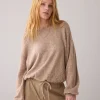 Oversized jumper with drawstring^Summum Best