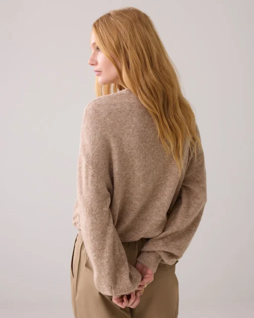 Oversized jumper with drawstring^Summum Best